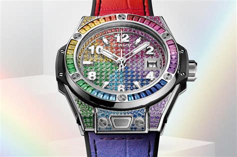 hublot big bang one click steel rainbow|Hublot Big Bang One Click Steel Rainbow Women's Watch .